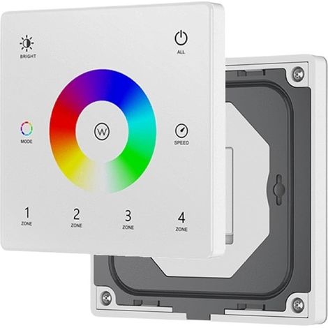 Tuya Pannello di Controllo Touch a 4 Zone per Controller LED RGB-RGBW (1/3)