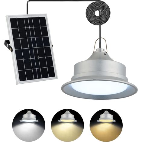COMELY Lampada solare da esterno, lampade a sospensione telecomandate 5M, 30W 55Leds IP65 Illuminazione solare da giardino all'aperto pergolato balcone terrazza (1/5)