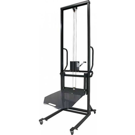 Gerbeur manuel avec plateau amovible 600x600mm - Levée max 1750mm - 300195/300196