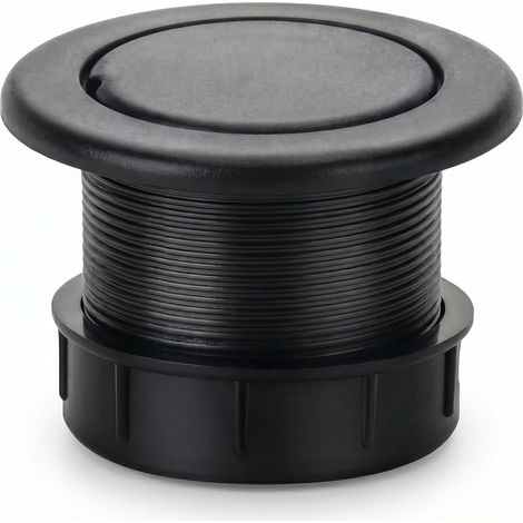 Set di tappi e coperture rinforzati per fori di ombrelli da tavolo da giardino (neri) (1/4)