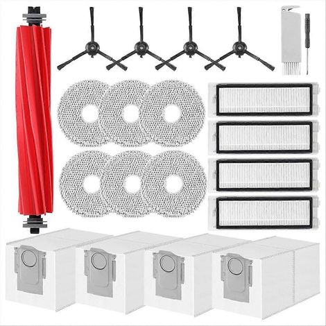 3-in-1-Set für den Q-Saugroboter: Hauptseitenbürste, HEPA-Filter, kompatible Ersatzteile, effiziente Reinigung, einfache Wartung, langlebiges Zubehör (1/5)