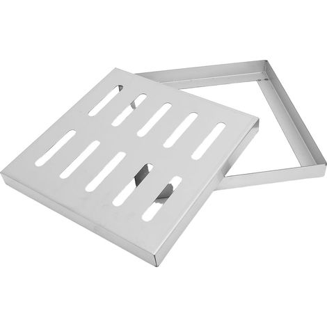 Edelstahl Abflussgitter 30x30cm Universelle Größe mit