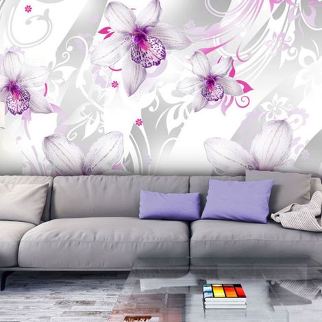 Papier Peint "Sounds of Subtlety Silver" 70 x 100 cm (1/2)