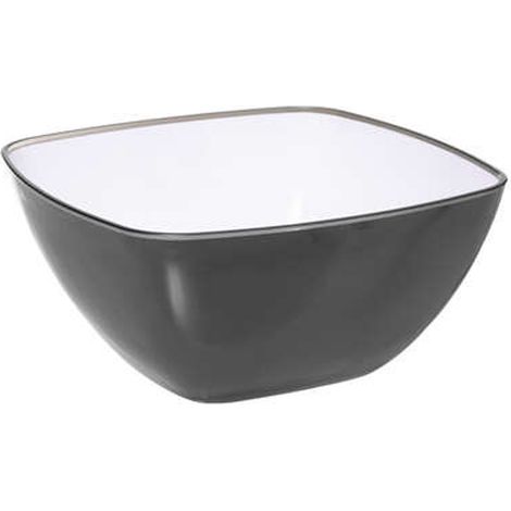 5five - ensaladera cuadrada d25cm gris antracita (1/2)