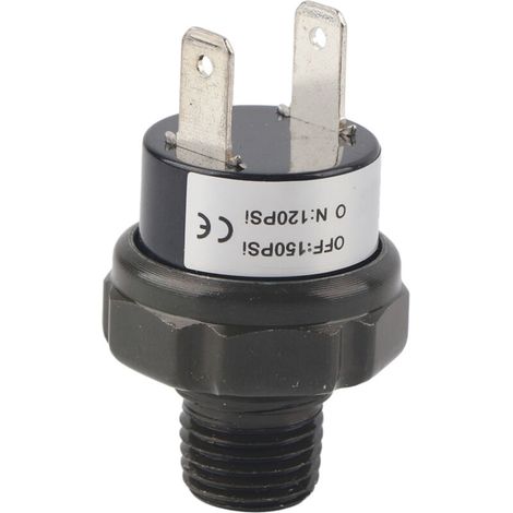 Universal 12V switch for car automatic air compressor, pressure control (120-150 PSI) (1/5)