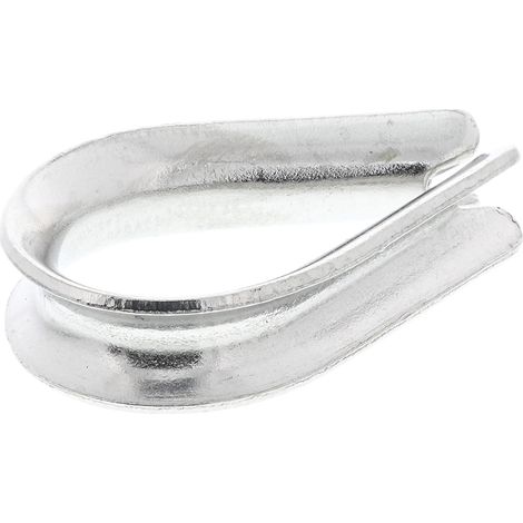 Cosses-Coeur en Acier inoxydable, pour câble diamètre 3mm ( Prix pour Sachet de 10 )