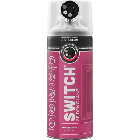 Rust-Oleum Sprühlack Switch 400 ml rosa fresien seidenglanz Lackspray