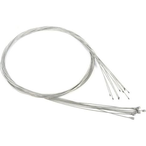 Câble de dérailleur de vélo, 10 pièces, câble de décalage de route interne pour changement de vitesse, adapté à tous types de bicyclettes (1/3)