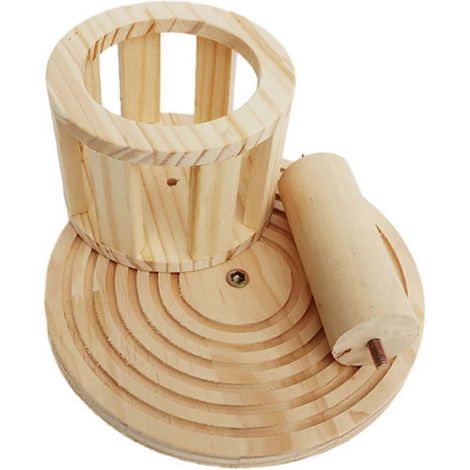 Heuraufe aus Holz, Heukäfigzubehör, Heuraufe, Heuraufe für Hamster (1/5)