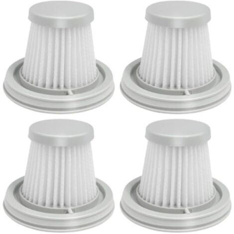 Set of 4 HEPA filters, compatible with the Xiaomi Mijia Handy Home Car Mini cordless, washable vacuum cleaner – spare parts--DTEKGAZ