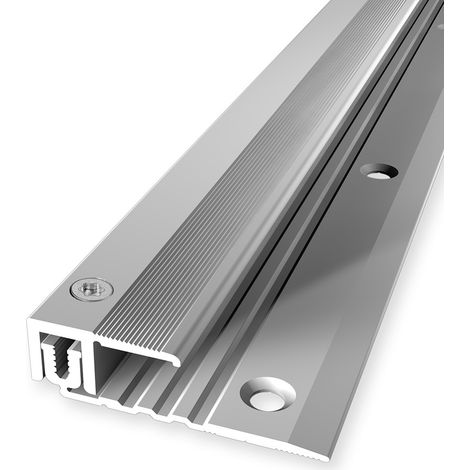 PROVISTON Abschlussprofil Parkettausgleich Breite: 28 mm Höhenausgleich: 6.5 - 16 mm Länge: 900 mm Aluminiumprofil Silber 1 Stück (1/5)