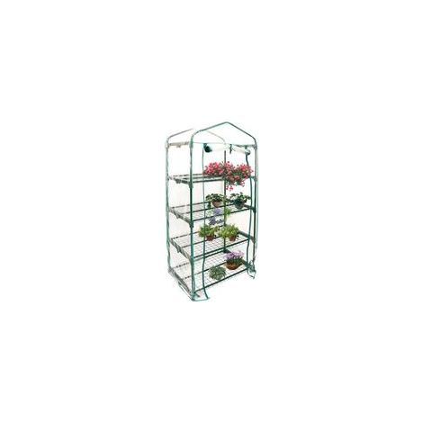 Housse de serre 4 étages en PVC Anti-UV et imperméable Compatible intérieur et extérieur Installation facile sans outil (1/5)