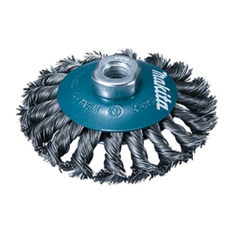 MAKITA D-39883 115mm geflochtene schräge Stahlbürste