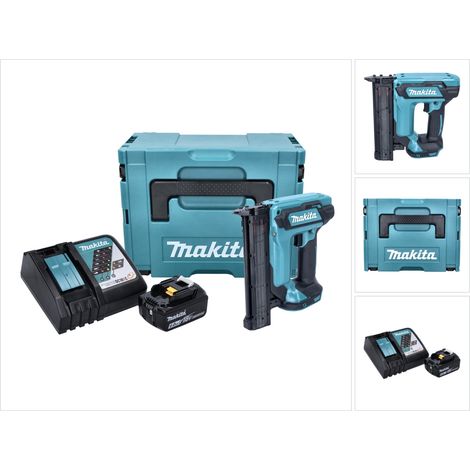 Makita DFN 350 RG1J Akku Stauchkopfnagler 18 V 15 - 35 mm + 1x Akku 6,0 Ah + Ladegerät + Makpac (1/5)