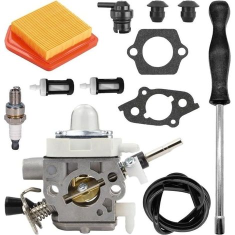 Carburateur Compatible Stihl FS240 FS260 FS360 FS410 Kit Complet 4147-120-0625 avec Filtre à Air 4147 141 0300 (1/4)