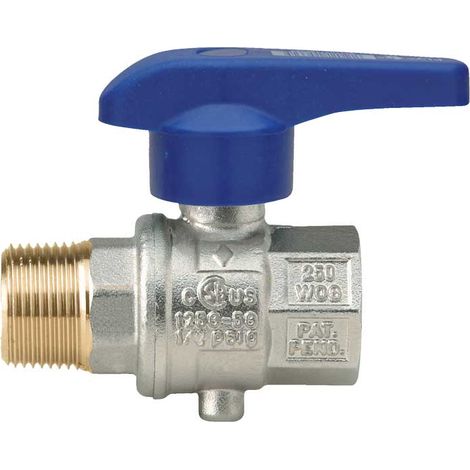 "VALVOLA A SFERA PASSAGGIO TOTALE M/F A LEVA CON REGOLAZIONE DEL FLUSSO 1"""" - PN16"