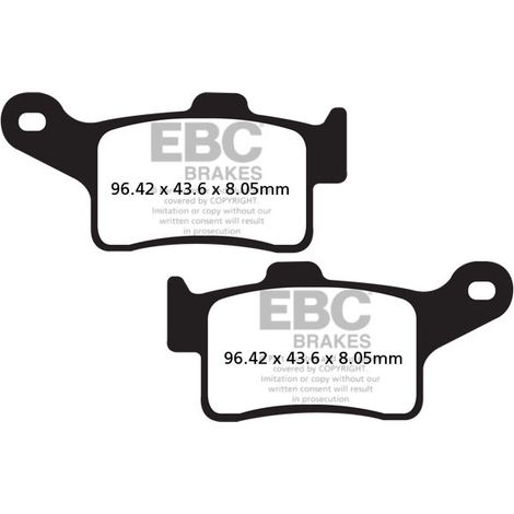 Pastillas de freno EBC FA631V V-PAD (juego para 1 disco)