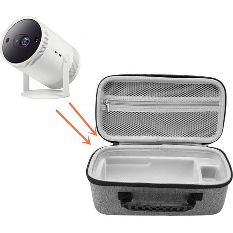 Sac de Projecteur étanche Durable pour Capsule 3, étui de Transport Portable avec Intérieur Souple, pour Projecteur Nebula Capsule 3 1080P (1/5)