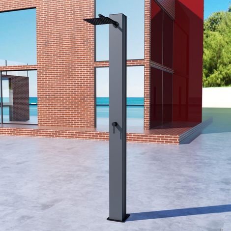 IMEX - ducha piscina exterior acero s.316 con agua