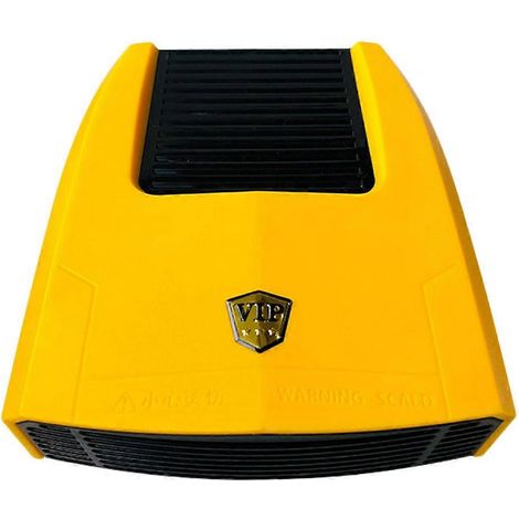 Chauffage et dégivrage de pare-brise de voiture, chauffage portable, ventilateur de refroidissement rapide-12.5X10CM-Yellow (1/4)