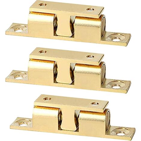 Loquet de Porte de Placard à Bille en Métal, Lot de 3 Pièces (1/5)
