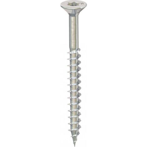 Tornillo cabeza fresada, Rosca parcial T-DRIVE - HECO-FIX-plus SeKo TD 5,0x 35 zn-bl TG HP (por 500)