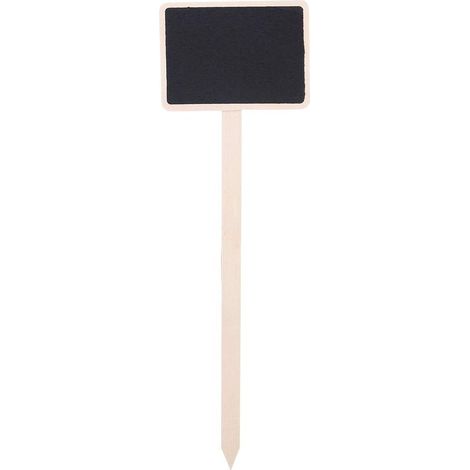 10 petits tableaux noirs rectangulaires, mini tableaux noirs en bois, étiquettes pour plantes, cadeaux de mariage et de remise de diplômes, fêtes d'anniversaire, panneaux de date (1/5)