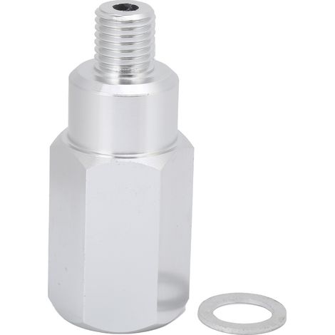 Wassertemperatursensoradapter, korrosionsbeständig M12 x 1,5 auf 1/2" NPT Hochleistungsfähiger, verschleißfester Kühlmitteltemperatursensoradapter mit Dichtung.