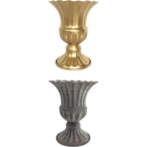 Ensemble de 3 pots de fleurs en bois brut pour Style C