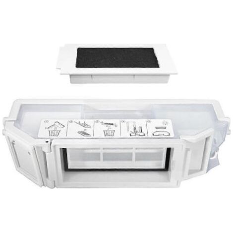 Lot de 2 Bacs à Poussière avec Filtre pour Ecovacs Deebot T30 Pro Omni et T30 Omni, Accessoires de Rechange pour Robot Aspirateur