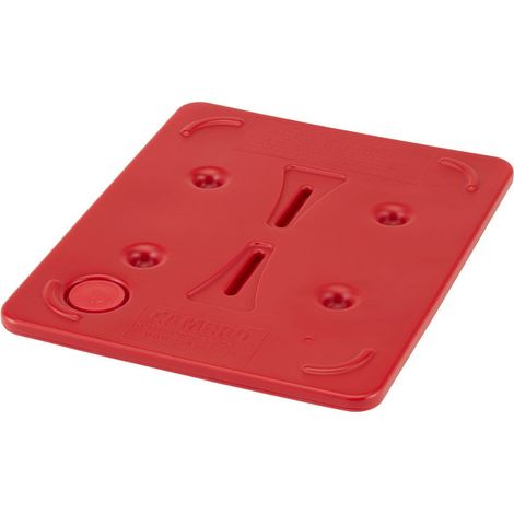 Plaque chaude Camwarmer GN 1/2 pour EPP260 EPP280 EPP280BKST et EPP280RDST - 32.5 x 26.5 x 3 cm - Rouge feu - Cambro