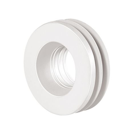 MORSETTO IN GOMMA NR BIANCA PER WC D. 60 MM- Diam. int. mm. 26- G.M.P- pezzi 1