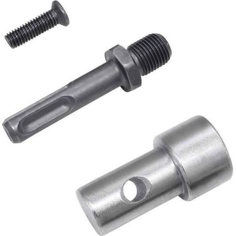 Adaptateur de perceuse à tarière, adaptateur filetage, mandrin sans clé 1/2", tige ronde M13 x 15 mm (1/4)