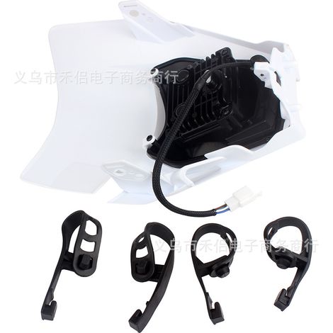 Motorcycle compatible with KTM EXC EXCF SX SXF XCF XCFW XCW front LED headlight cover (1/5)
