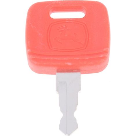 1 clé de contact pour tracteur John Deere (OEM RE183935 RE43492 RE71557) (1/4)