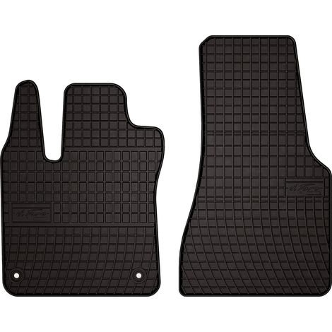 Tapis de sol en caoutchouc pour : Smart Fortwo III (2014-2020) - noirs, sur mesure (1/5)
