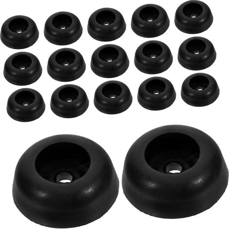 Plastic Pipe Caps 16 Pieces Furniture Leg Protectors Round