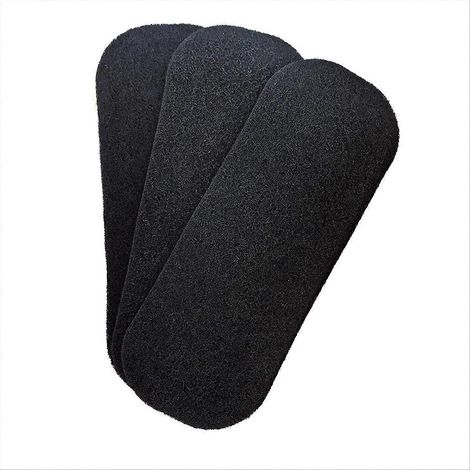 Set mit 3 Deckenventilatorfiltern, die sich einfach oben auf die Ventilatorflügel kleben lassen. (1/5)