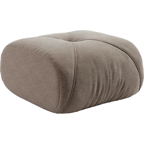 ELVMI Puf Modular con Asiento Profundo y Reposabrazos Anchos, en Chenilla Topo para Salón y Sala de Estar (1/5)