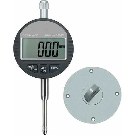 Reloj comparador de 0,01 mm: Reloj comparador para pruebas industriales. Mediciones de alta precisión con indicadores. (1/4)