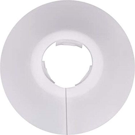 lot de 12 Blanc rosaces simples de radiateur, Rosace de Radiateur,cache tuyau radiateur, cache tuyau, rosace en plastique pour chauffage, couvercle