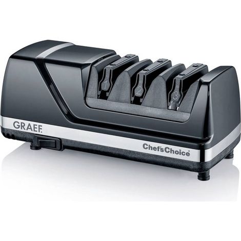 Affilatrice Elettrica Graef CX 125 Nera e Grigia
