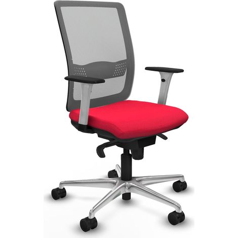 Sedia da ufficio piqueras y crespo Haches grigio tessuto rete (1/2)