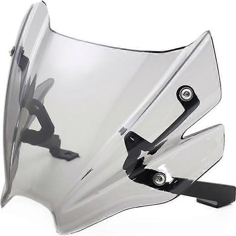 Motorrad-Sport-Windschutzscheibe, transparent grau (1/5)
