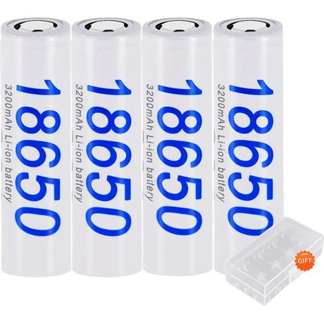 Batería recargable, capacidad de 3200 mAh, aplicaciones versátiles, 4 unidades 18650, 3,7 V-a (1/2)