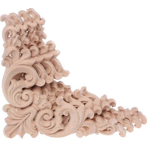 Voici une proposition de titre en français (caractères : 189) :
Décalcomanie florale en bois sculpté 1 paire pour meuble lit artisanat maison décoration murale autocollant ornement (1/4)
