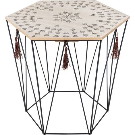 Table à café en métal Kumi Octo Etnik (1/3)