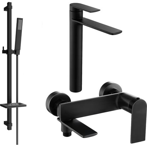 Mexen Zero DQ02 ensemble baignoire, noir - 7113DQ02-70 (1/4)