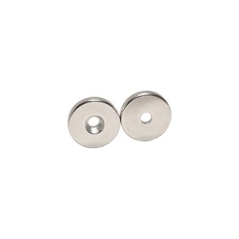 CALAMITE TONDE CON FORO SVASATO IN NEODIMIO EXTRA FORTI- - mm.20x3 - 35 pezzi