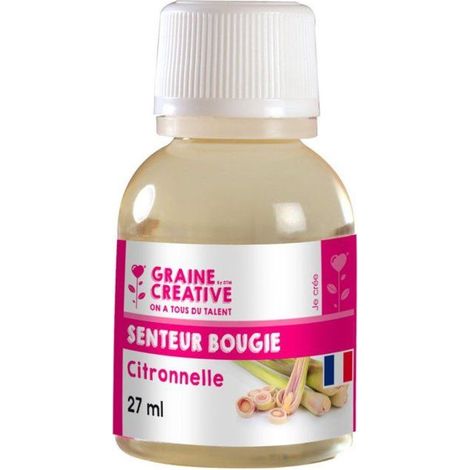 Graine Créative - Parfum à bougie 27 ml Citronnelle (1/3)